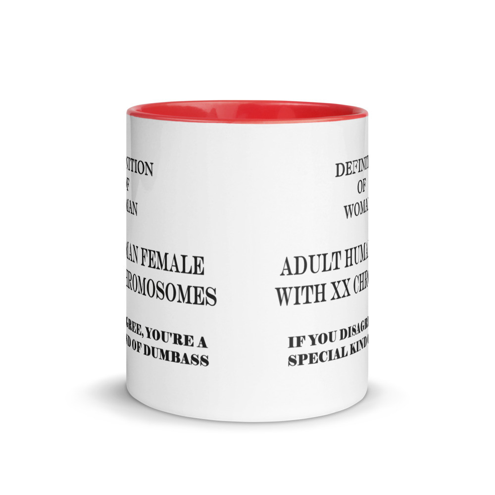 Definition of woman Mug with Color Inside