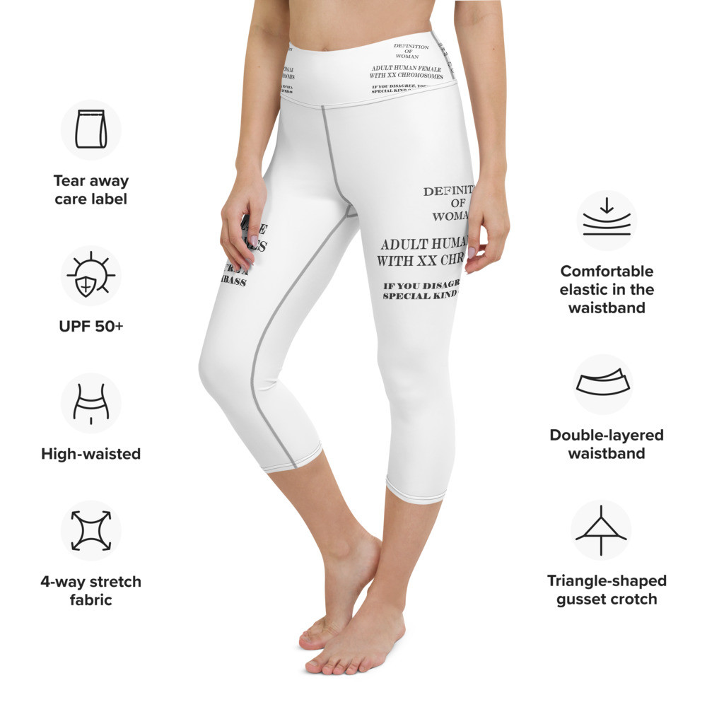 Definition of woman Yoga Capri Leggings