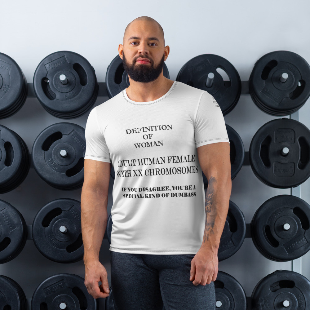 Definition of woman All-Over Print Men's Athletic T-shirt
