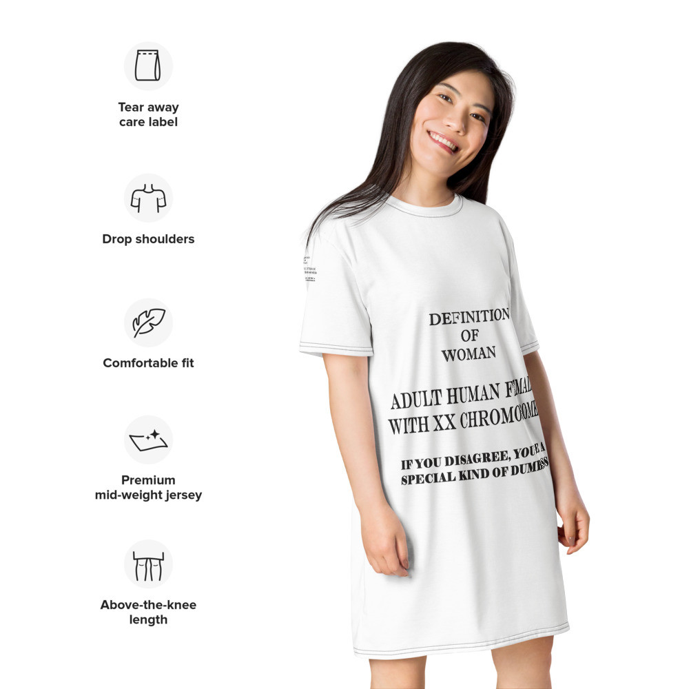 Definition of woman T-shirt dress