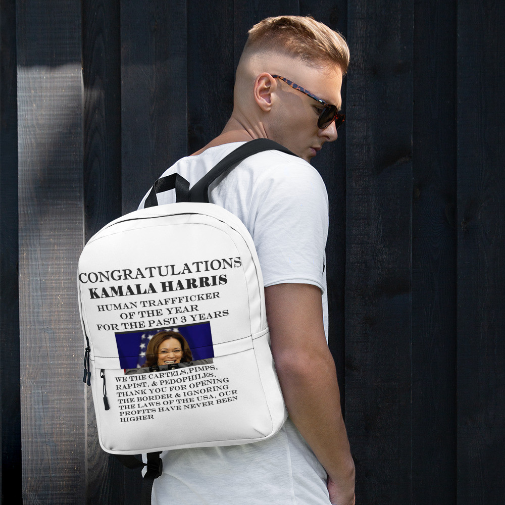 kamala harris trafficker of the yr Backpack