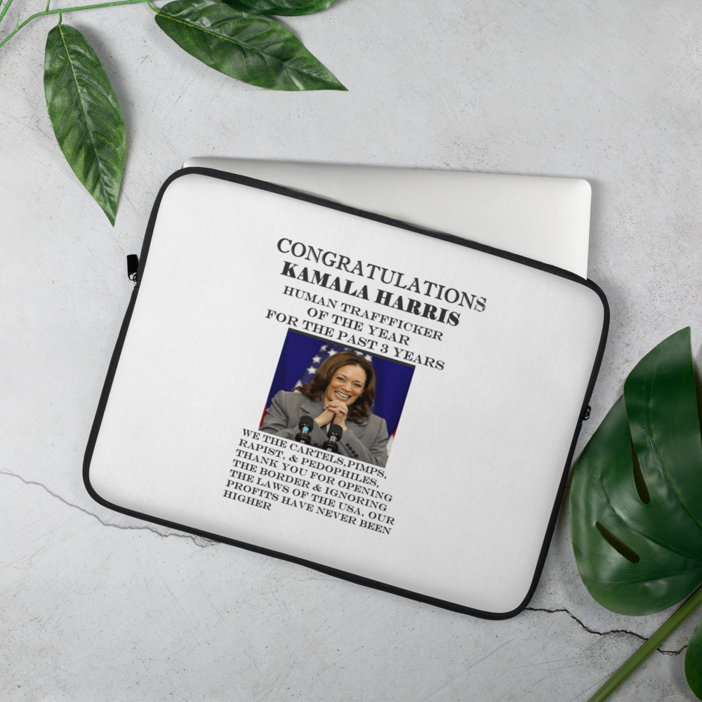 kamala harris trafficker of the yr Laptop Sleeve