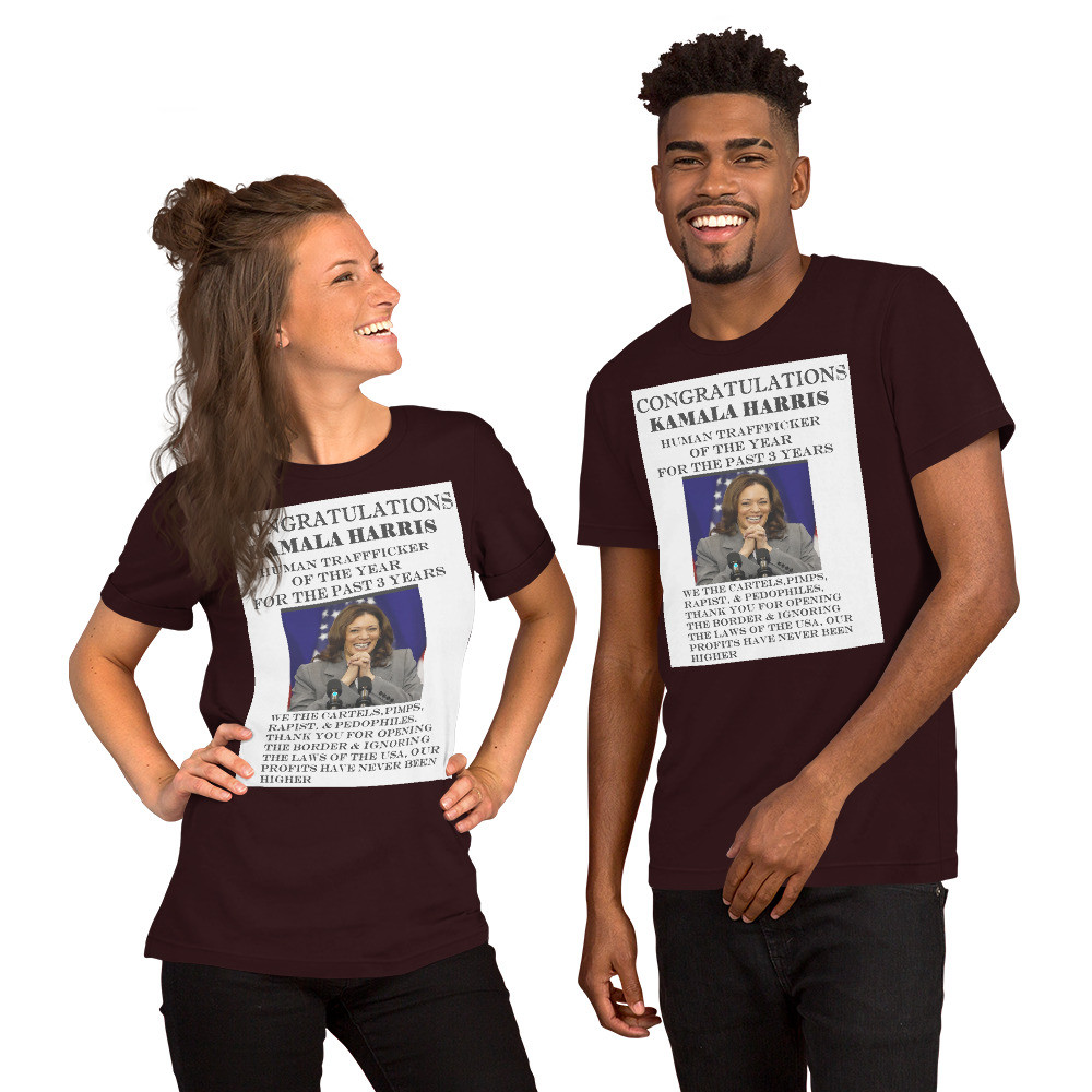 kamala harris trafficker of the yr Unisex t-shirt