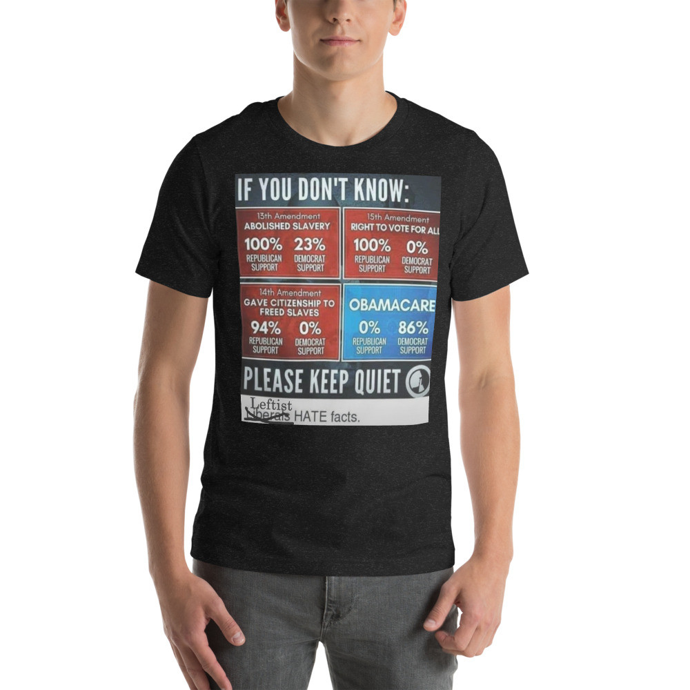 Leftist Hate Facts Unisex t-shirt
