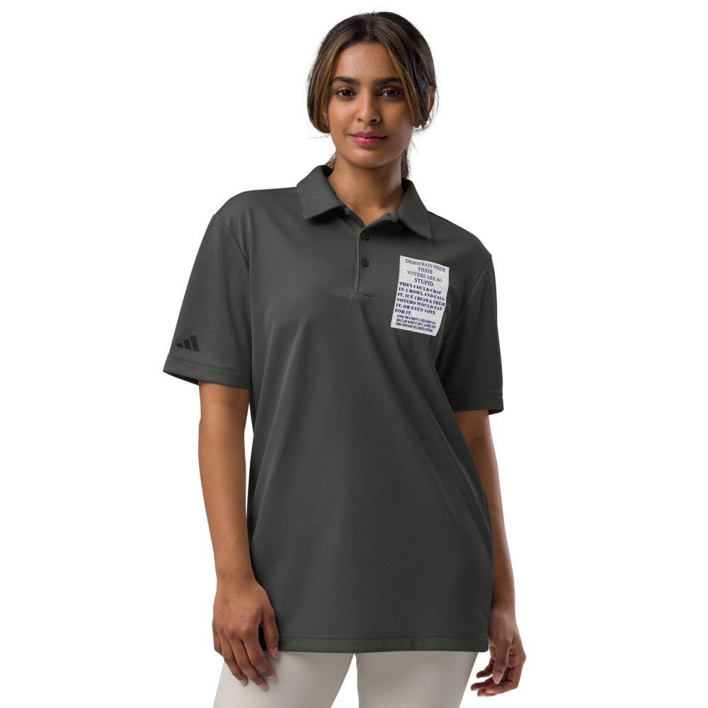 Democrats think their voters are dumb adidas space-dyed polo
