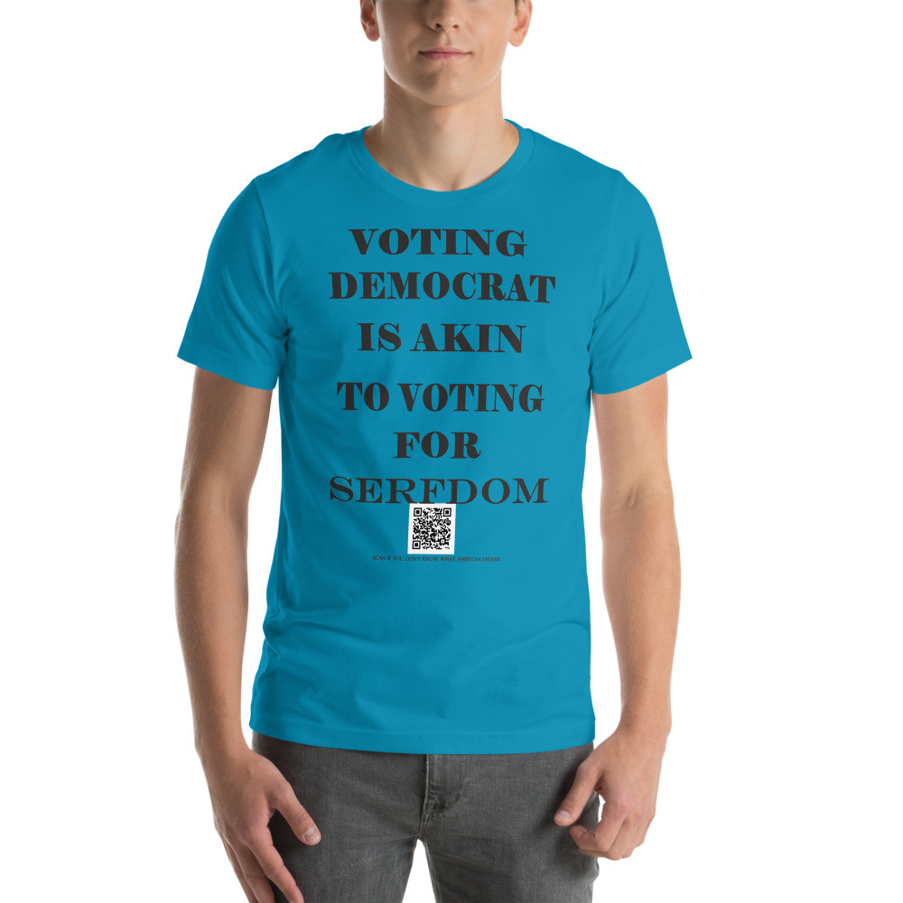 Serfdom clear Unisex t-shirt