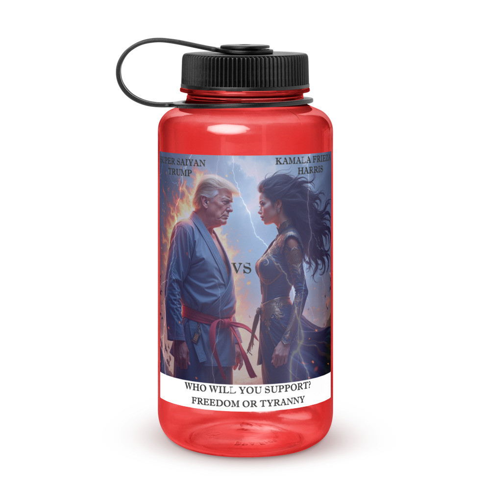 Super Sayian Trump Wide mouth plastic water bottle