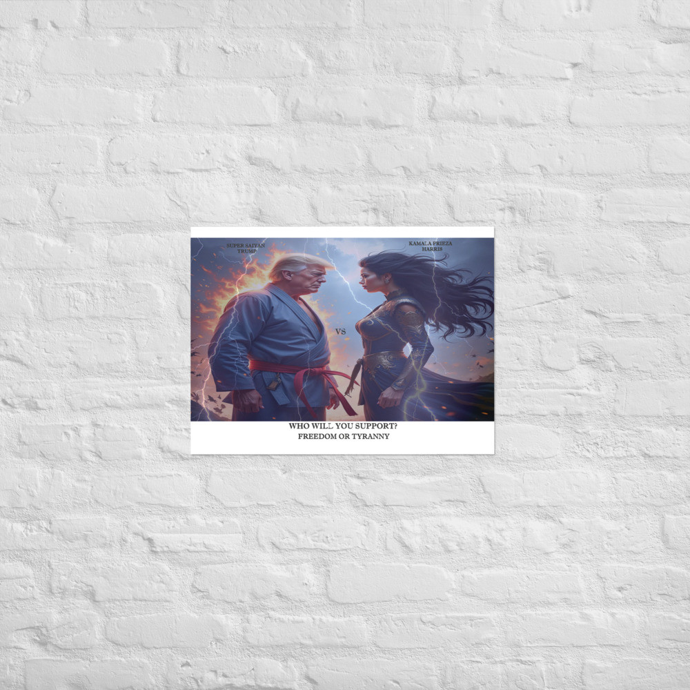 Super Sayian Trump Poster