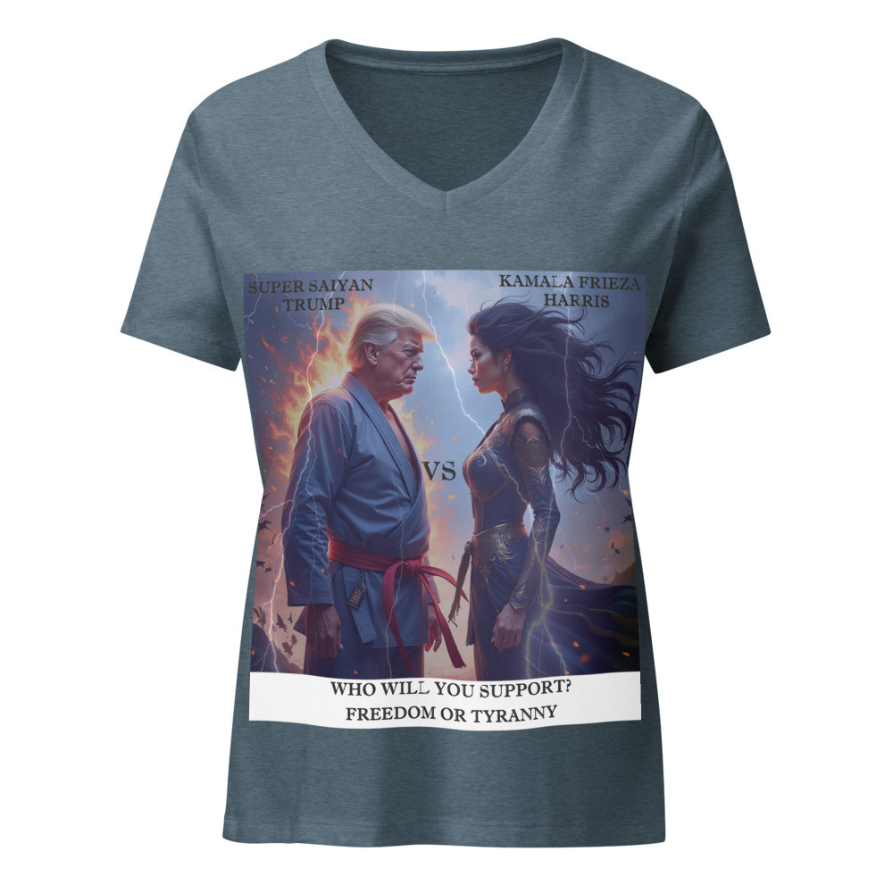 Sper Sayian Trump Women’s relaxed v-neck t-shirt