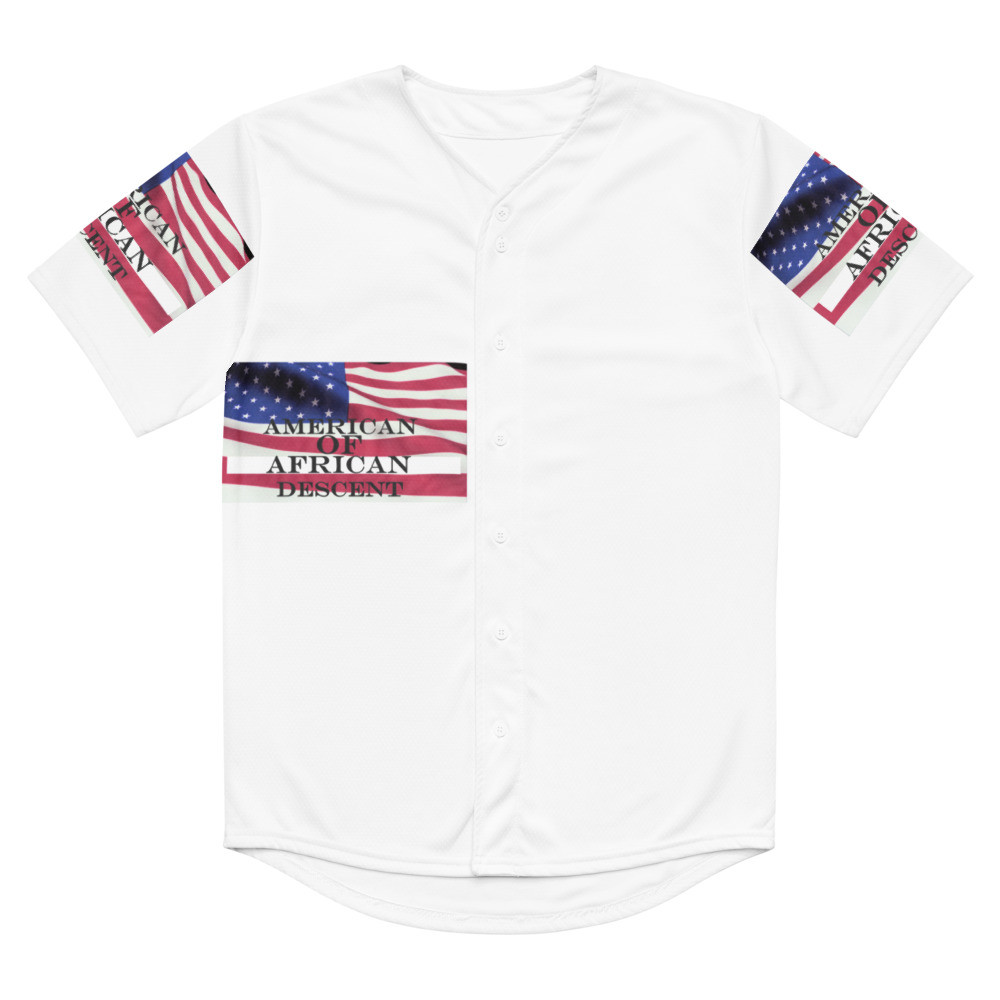 American of African Descent Recycled baseball jersey