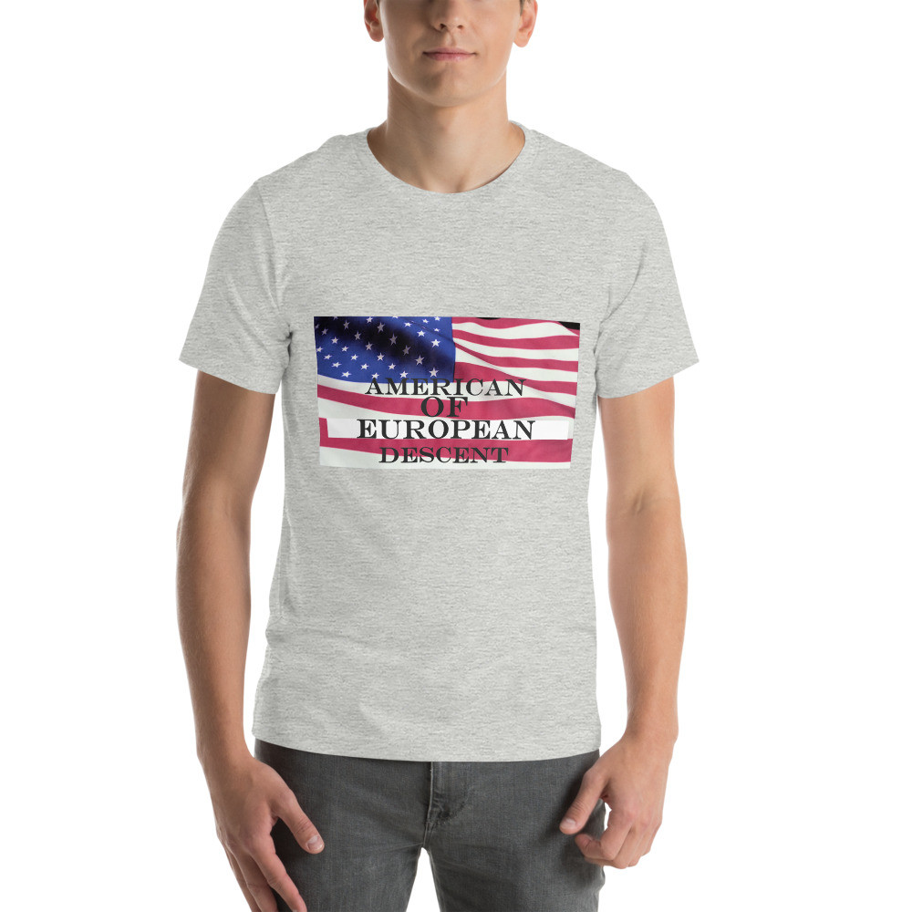 American of European Descent Unisex t-shirt