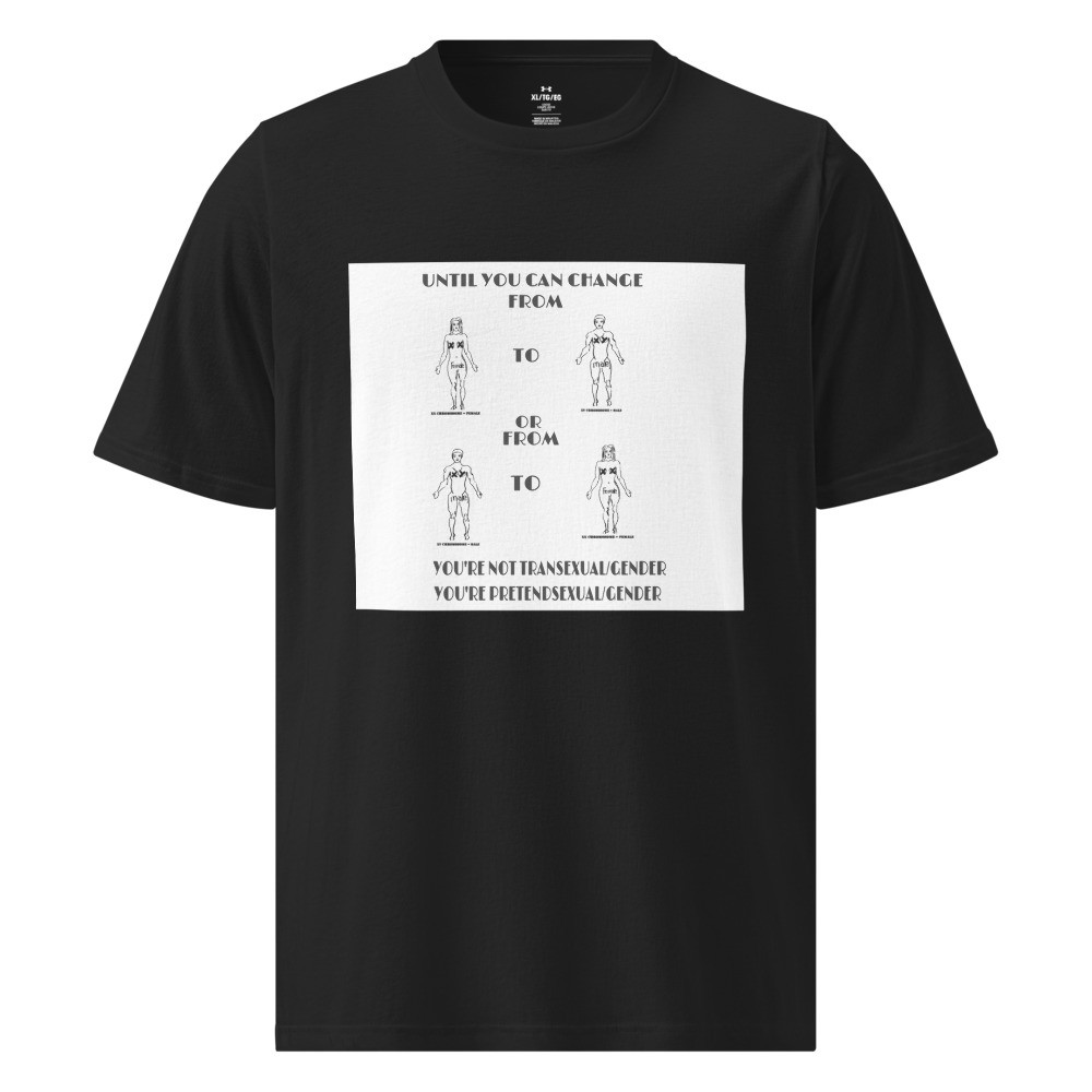 Under ArmourⓇ athletic t-shirt Change chromosomes 