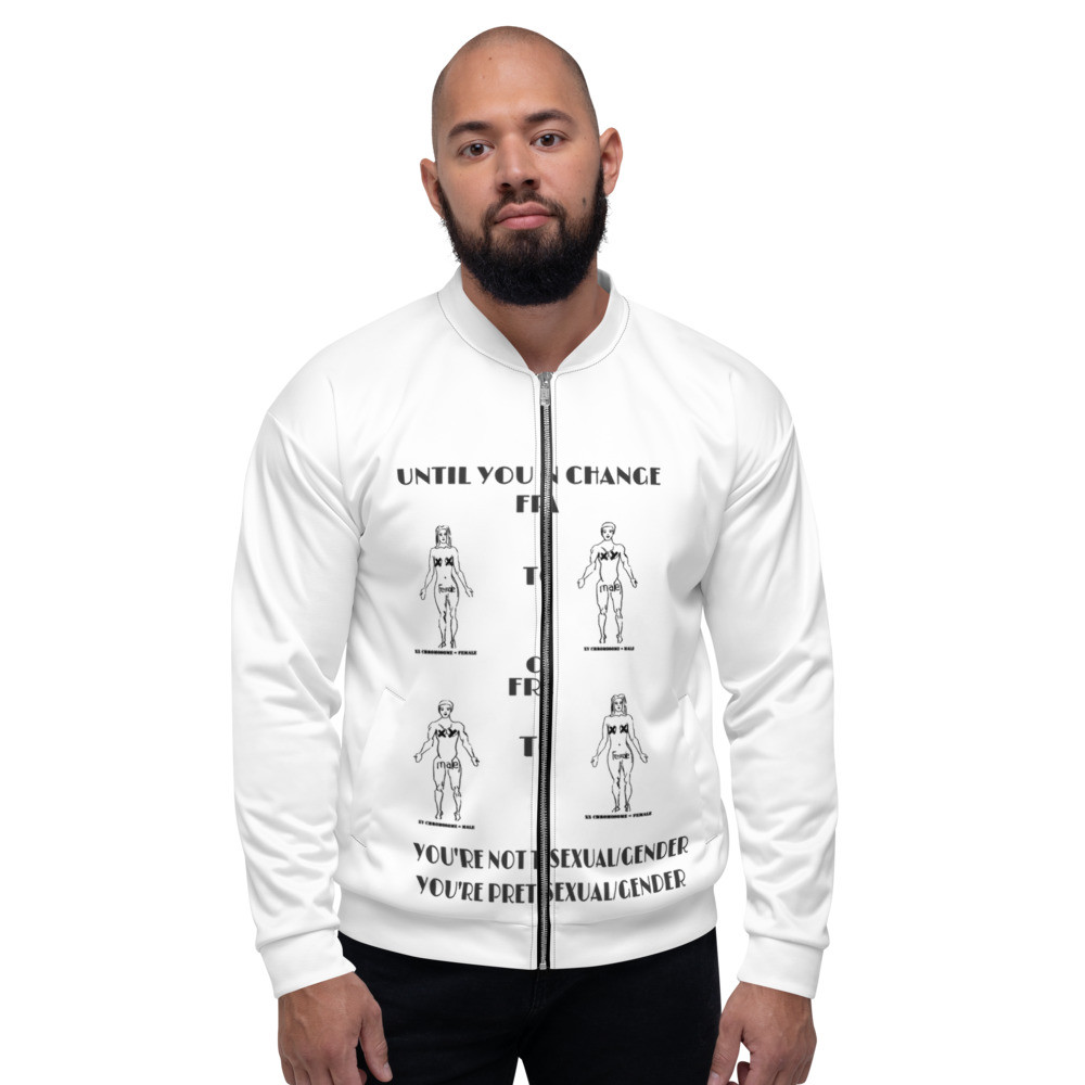 Unisex Bomber Jacket  change chromosomes 