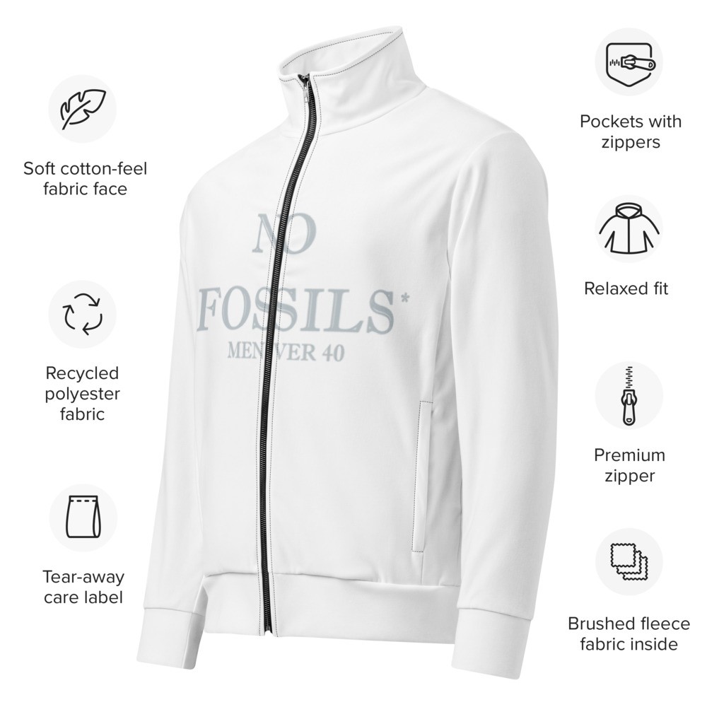 No Fossils Unisex track jacket