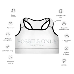 Fossils Only Padded Sports Bra