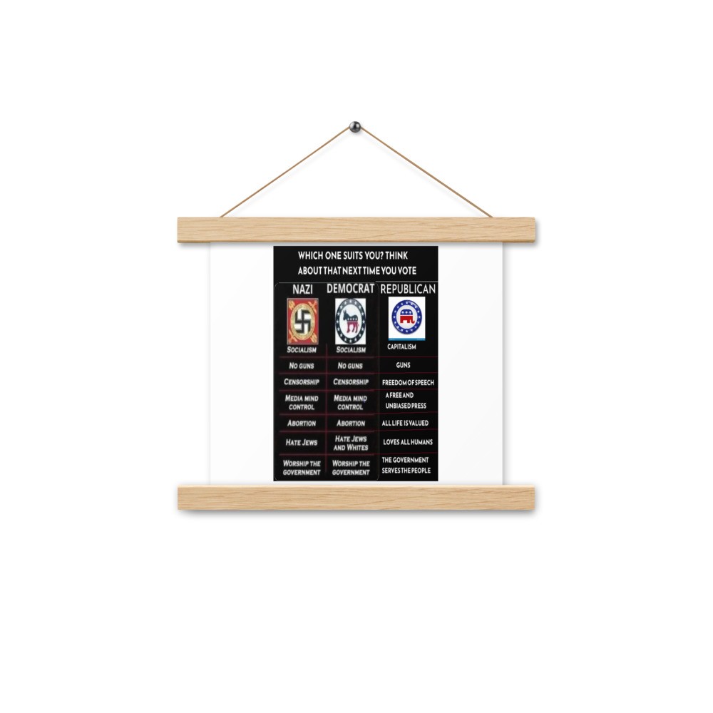 Poster with hangers Which policies suit you?