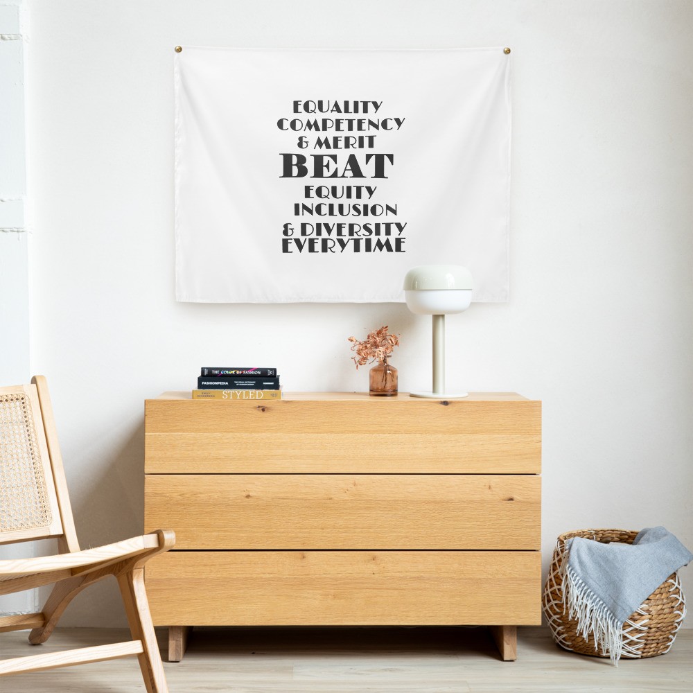 Indoor wall tapestry ECM beats DEI every time
