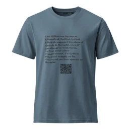 Unisex Garment Dyed Creator 2.0 Vintage T-Shirt | Stanley/Stella SATU041 Leftist V Liberals 