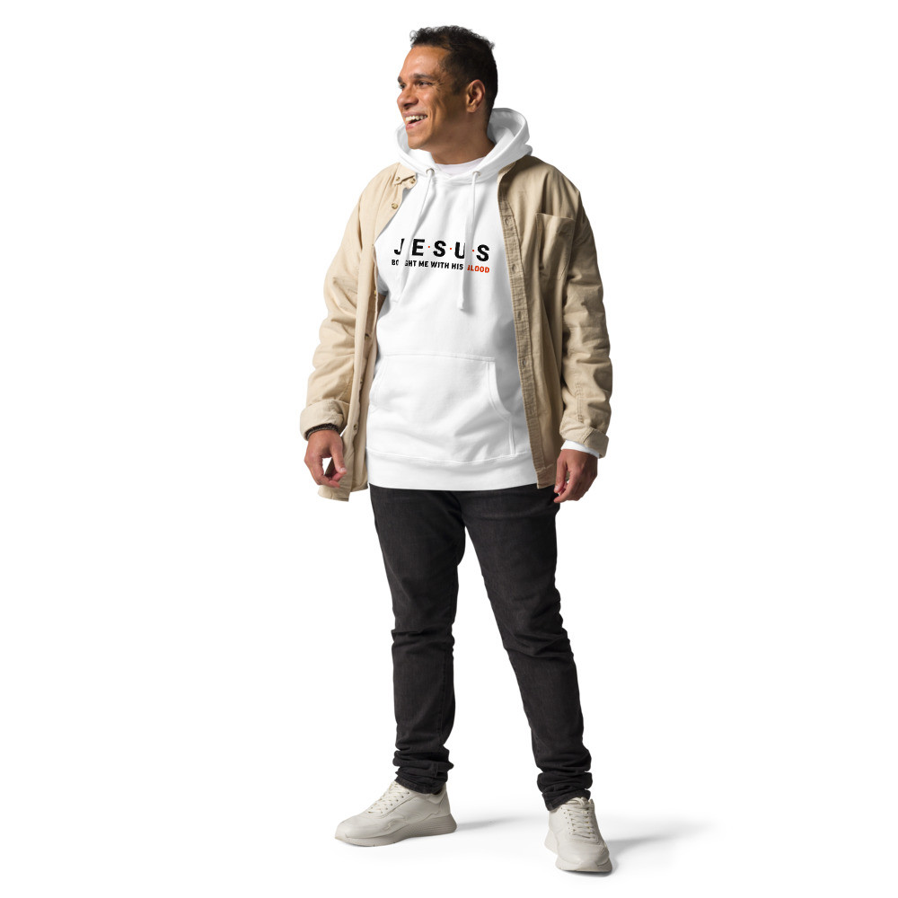 Jesus Bought Me With His Blood Unisex Hoodie