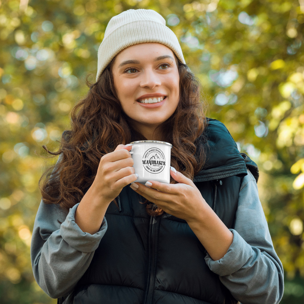 Way Maker Enamel Mug for Coffee and Hot Drinks