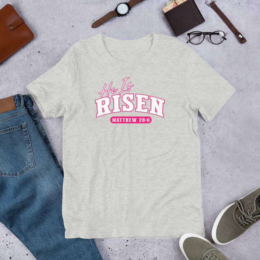He Is Risen Women's T-Shirt - Soft, Lightweight, Stretchy, Comfortable Fit for Resurrection Sunday