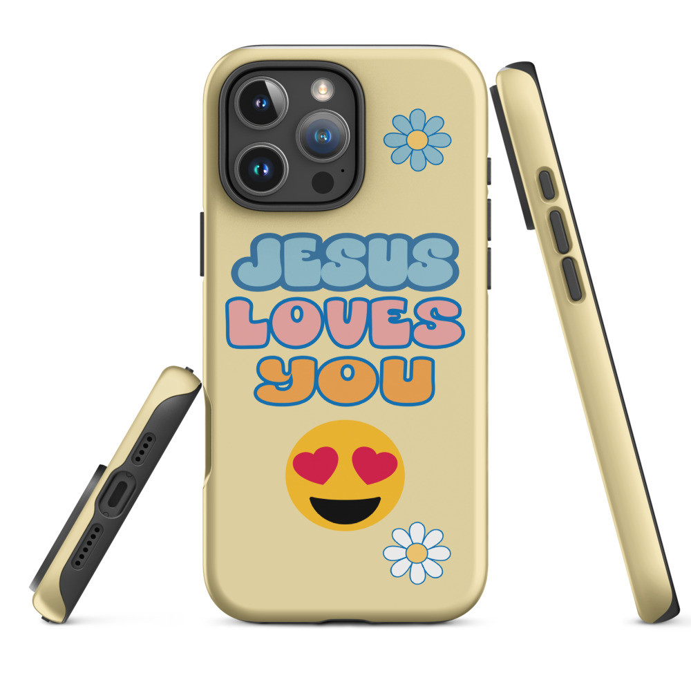 Jesus Loves You Tough Case for iPhone® by Gospel Swag