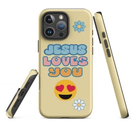 Jesus Loves You Tough Case for iPhone® by Gospel Swag