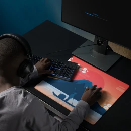 Japan Sun Mount Fuji Gaming mouse pad | XXL Mousepad Japanese art