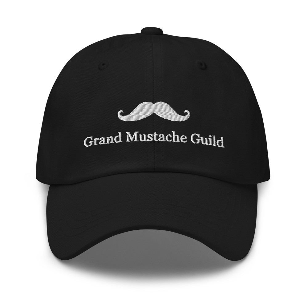 Grand Mustache Guild White -  Hat