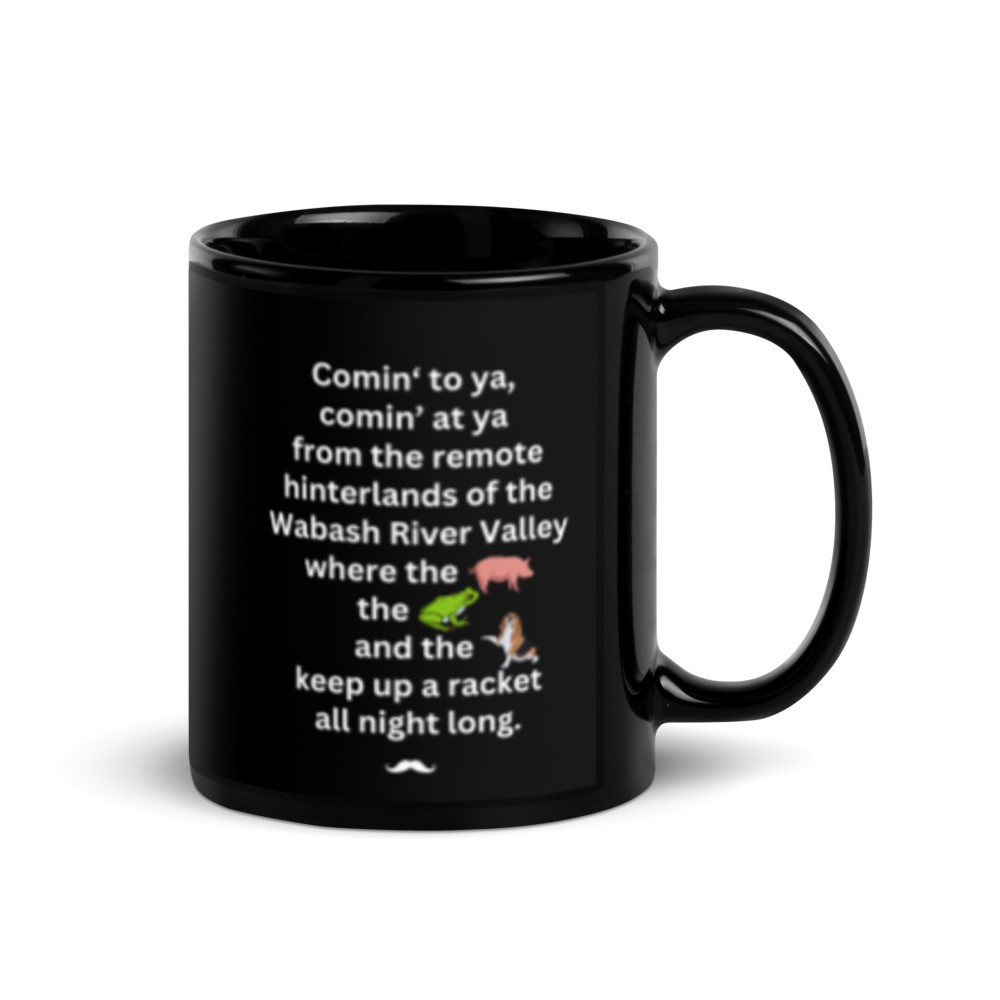 Hinterlands - Black Glossy Mug