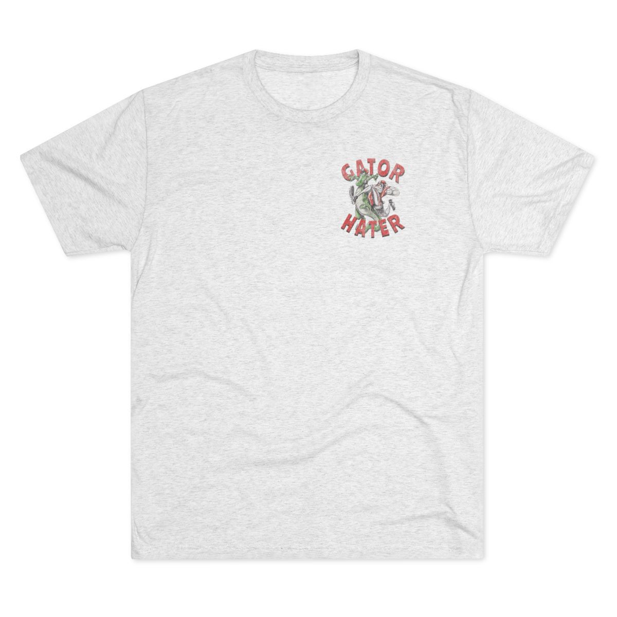 Gator Hater T-Shirt | Unisex Tri-Blend Crew Tee