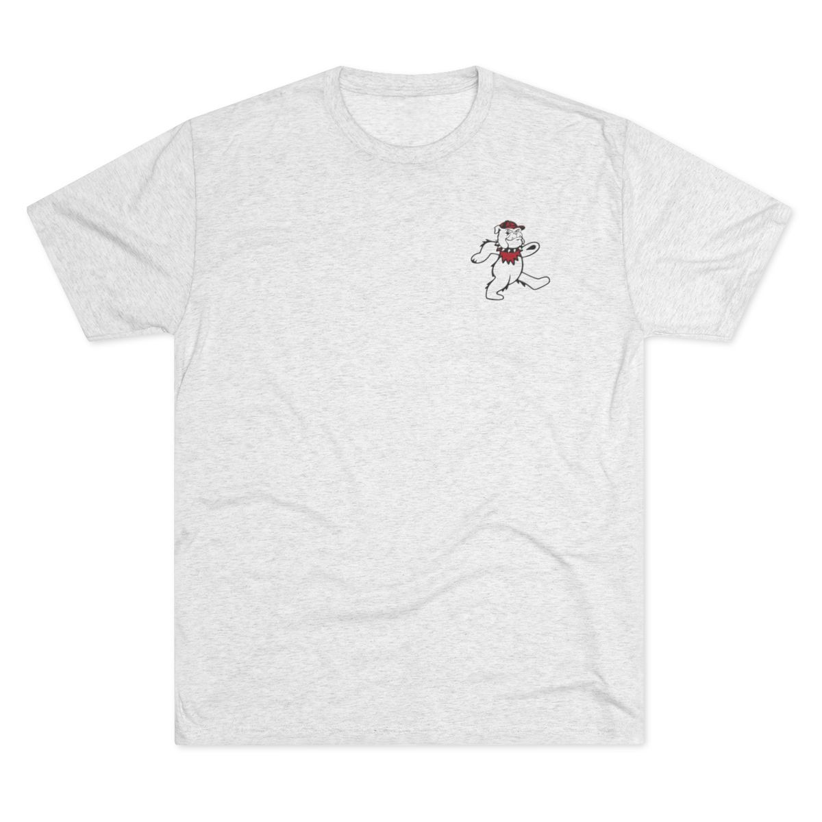 Dancing Dawg T-Shirt | Fan of Georgia Football T-Shirt | Front and Back Print | Unisex Tri-Blend Crew Tee