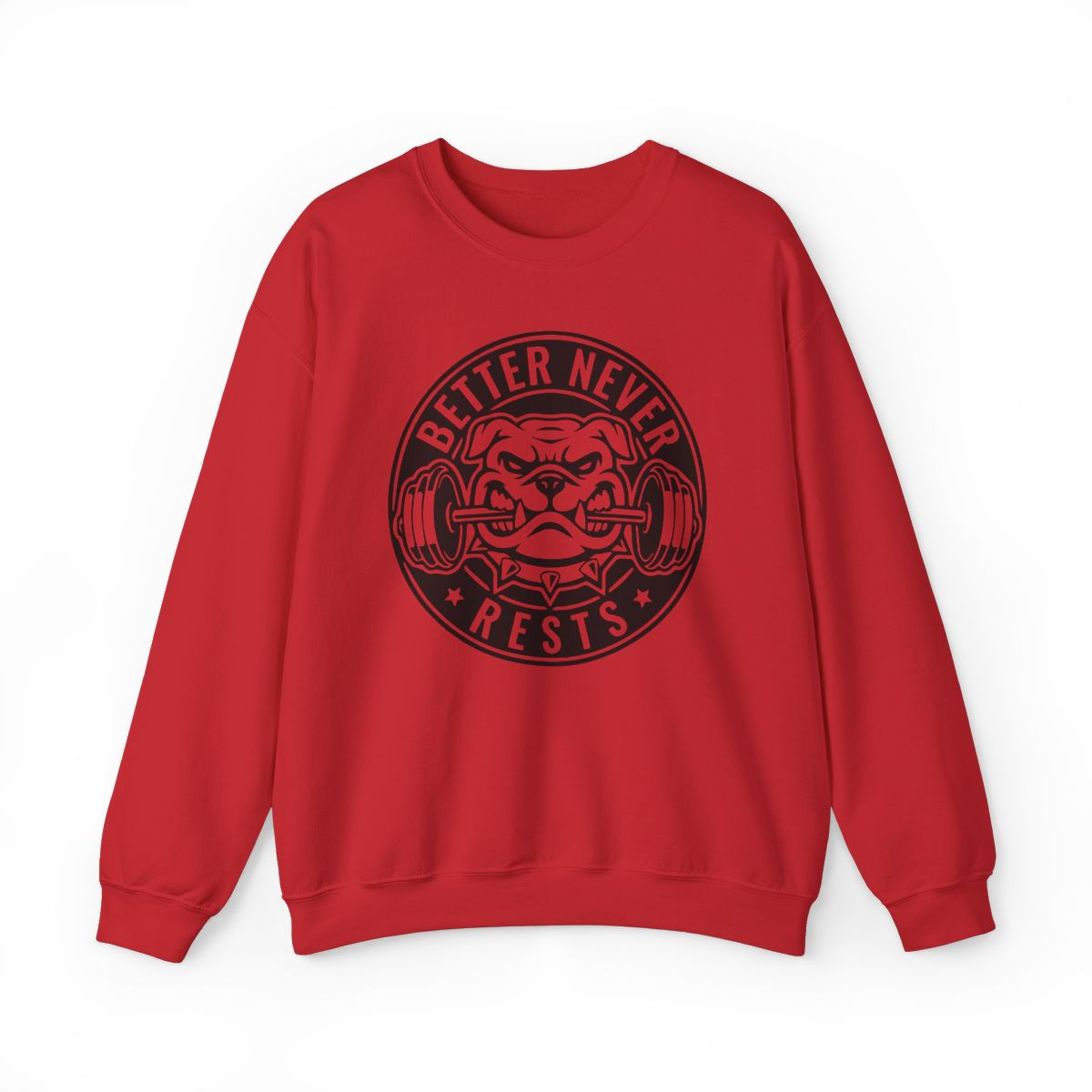 Better Never Rests Sweatshirt | Black Print | Unisex Crewneck Sweatshirt