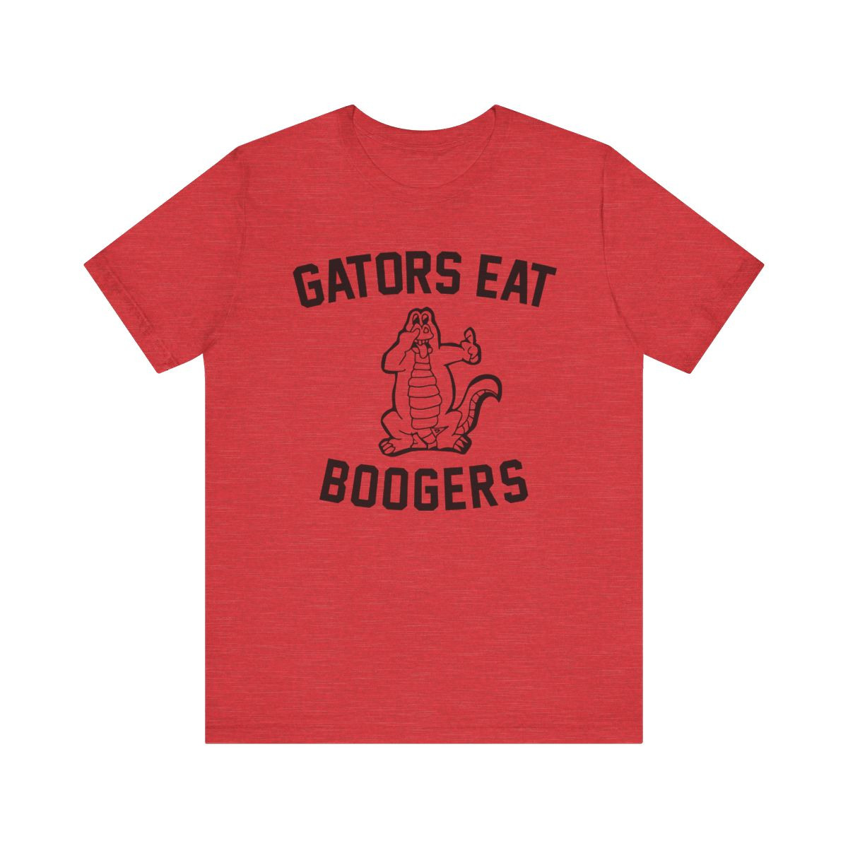 Gators Eat Boogers T-Shirt | Beat Florida | Black Print | Unisex Short Sleeve Tee