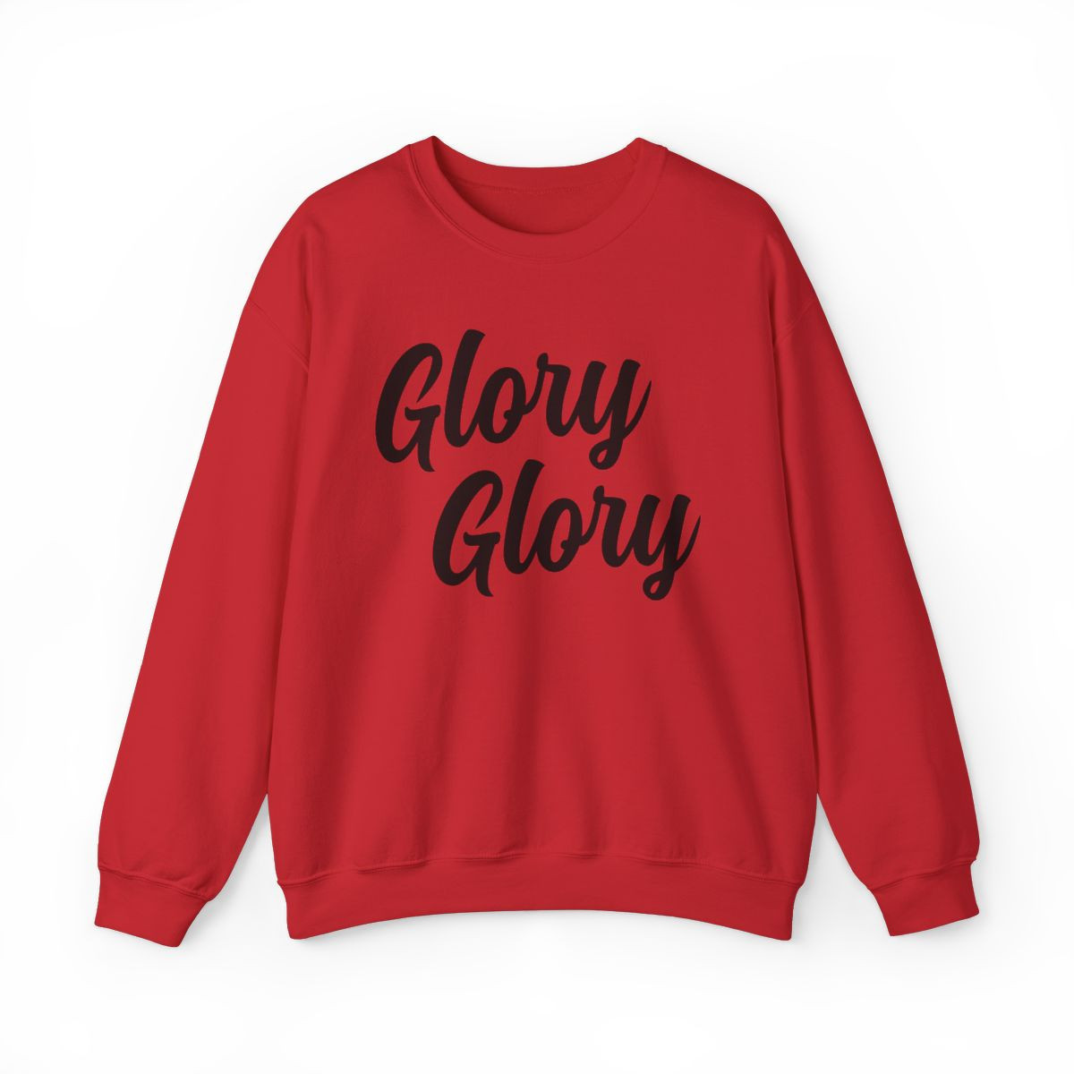 Glory Glory Sweatshirt | Black Print | Unisex Crewneck Sweatshirt