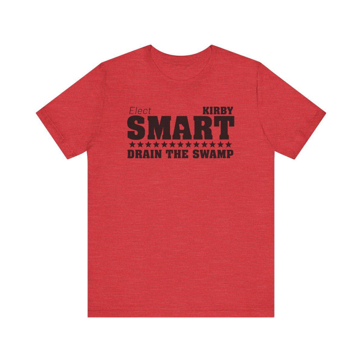 Elect Kirby Smart Drain the Swamp T-Shirt | Beat Florida | Black Print | Unisex Short Sleeve Tee