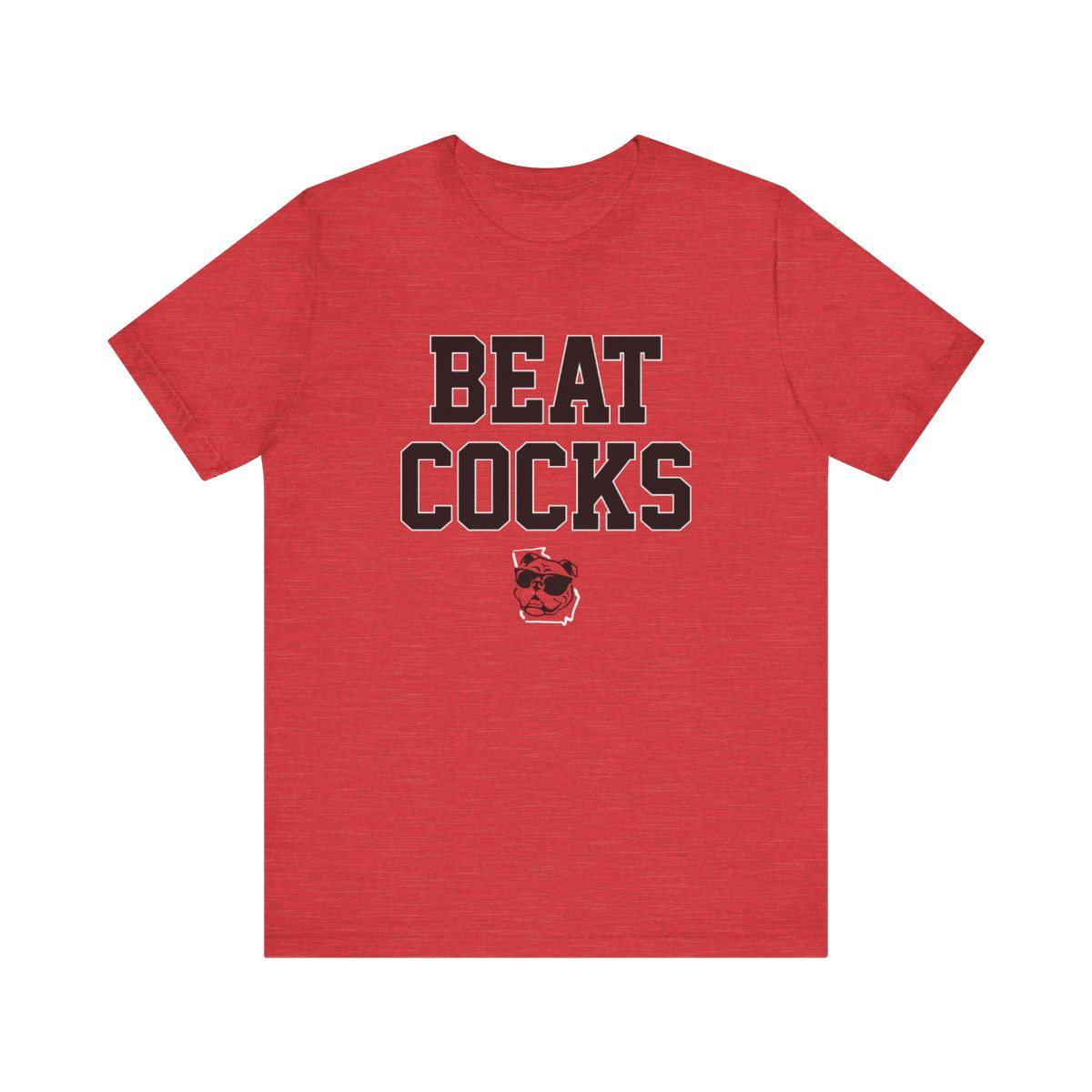 Beat Cocks T-Shirt | Black White Print | Unisex Short Sleeve Tee