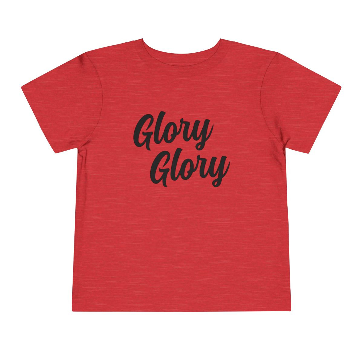 TODDLER Glory Glory T-Shirt | Black Print | Toddler Short Sleeve Tee
