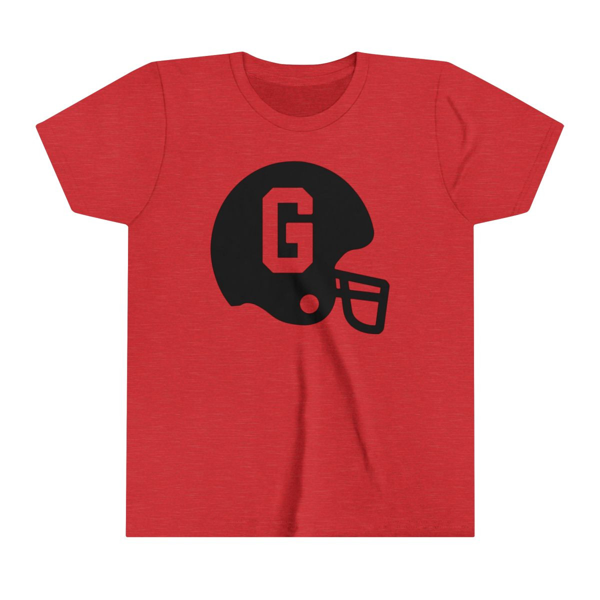 YOUTH Retro G Helmet T-Shirt | Black Print | Youth Short Sleeve Tee
