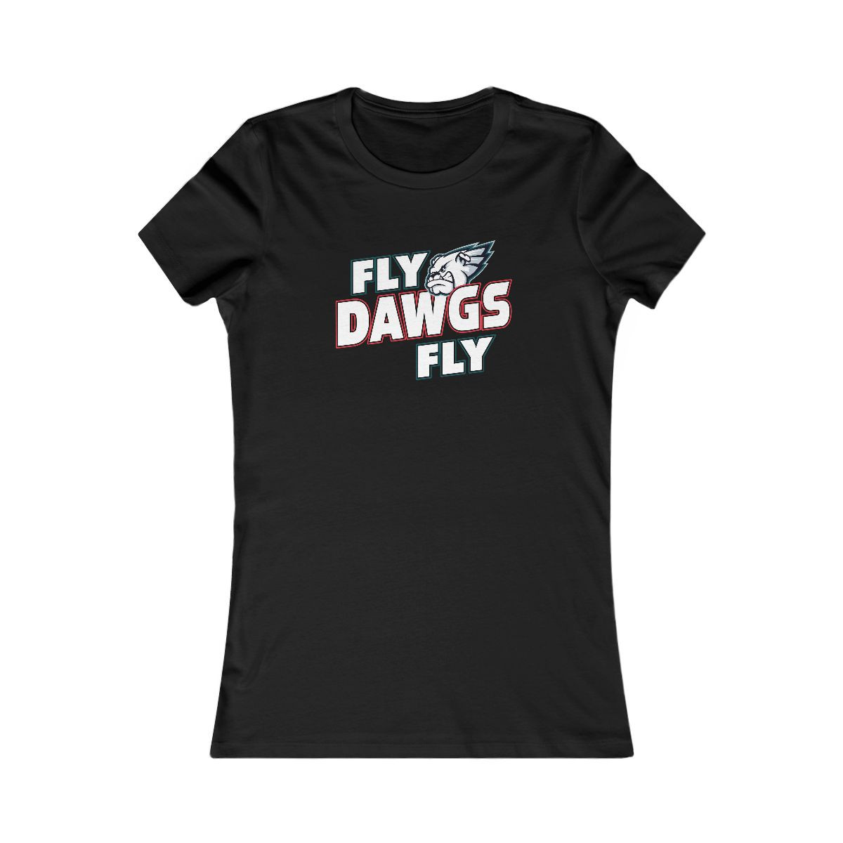 WOMENS Fly Dawgs Fly Slim Fit T-Shirt | Philly Dawgs | Women's Slim Fit Tee
