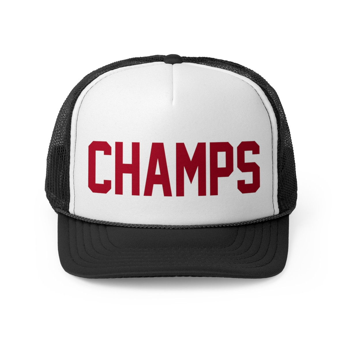 Champs Trucker Hat | Red Print | Trucker Caps
