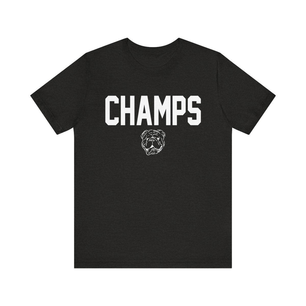 Champs T-Shirt | White Print | Unisex Short Sleeve Tee