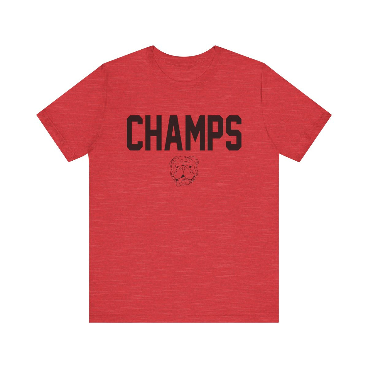 Champs T-Shirt | Black Print | Unisex Short Sleeve Tee