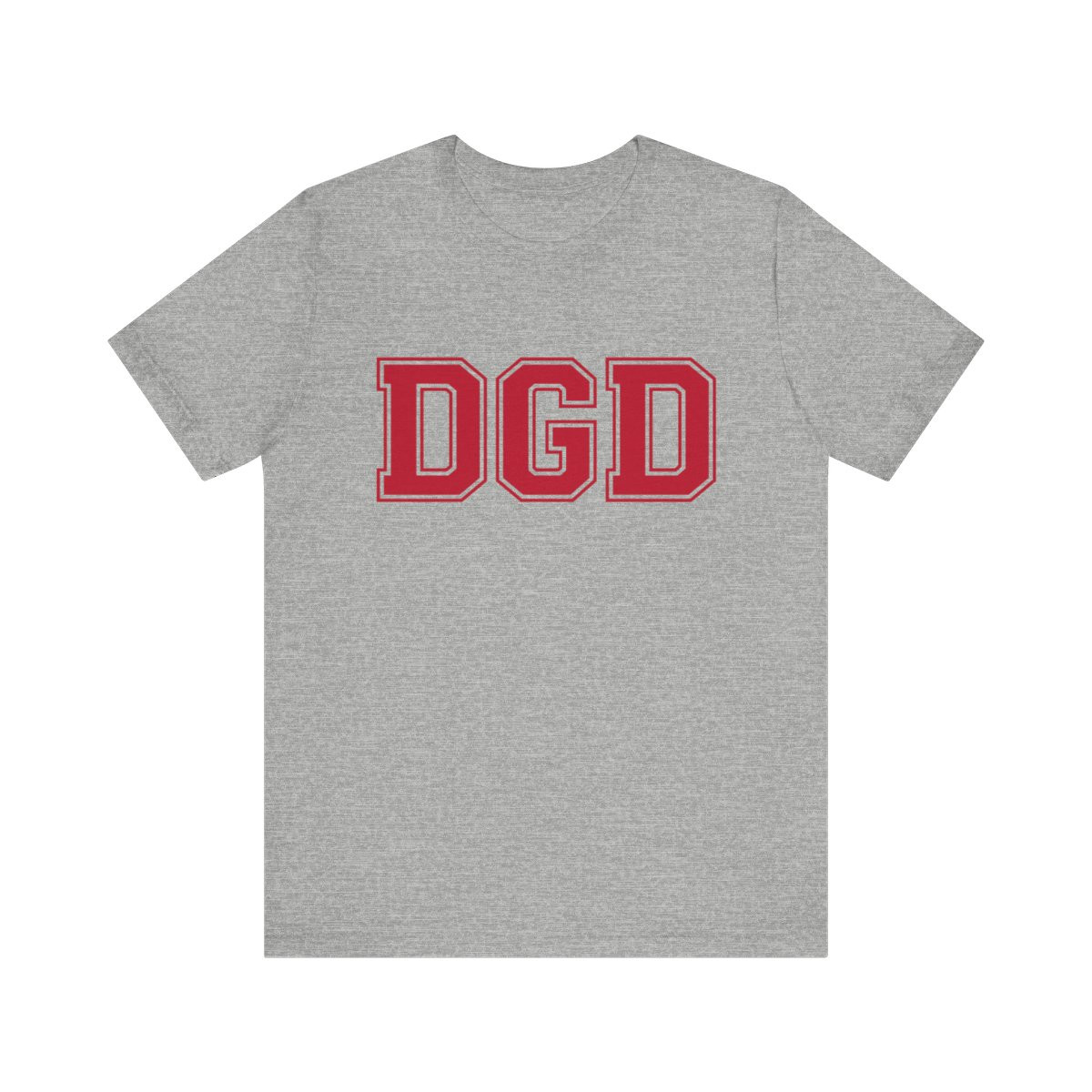 DGD Damn Good Dawg T-Shirt | Red Print | Unisex Short Sleeve Tee