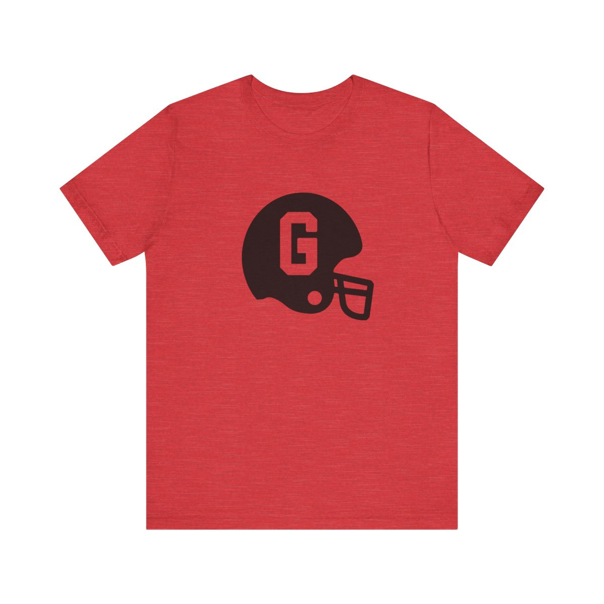 Retro G Helmet T-Shirt | Black Print | Unisex Short Sleeve Tee