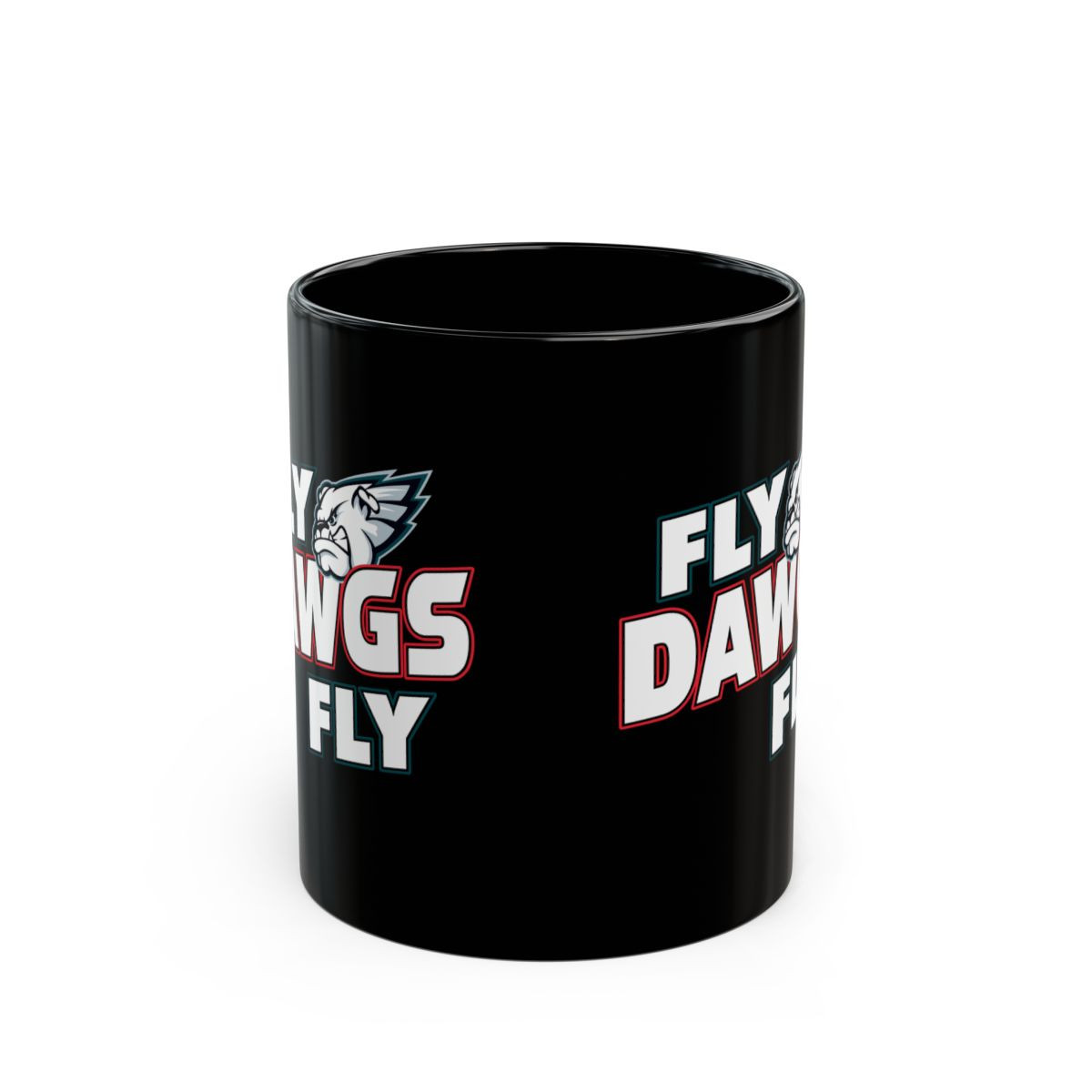 Fly Dawgs Fly 11 oz Black Mug | Philly Dawgs | 11oz Black Mug