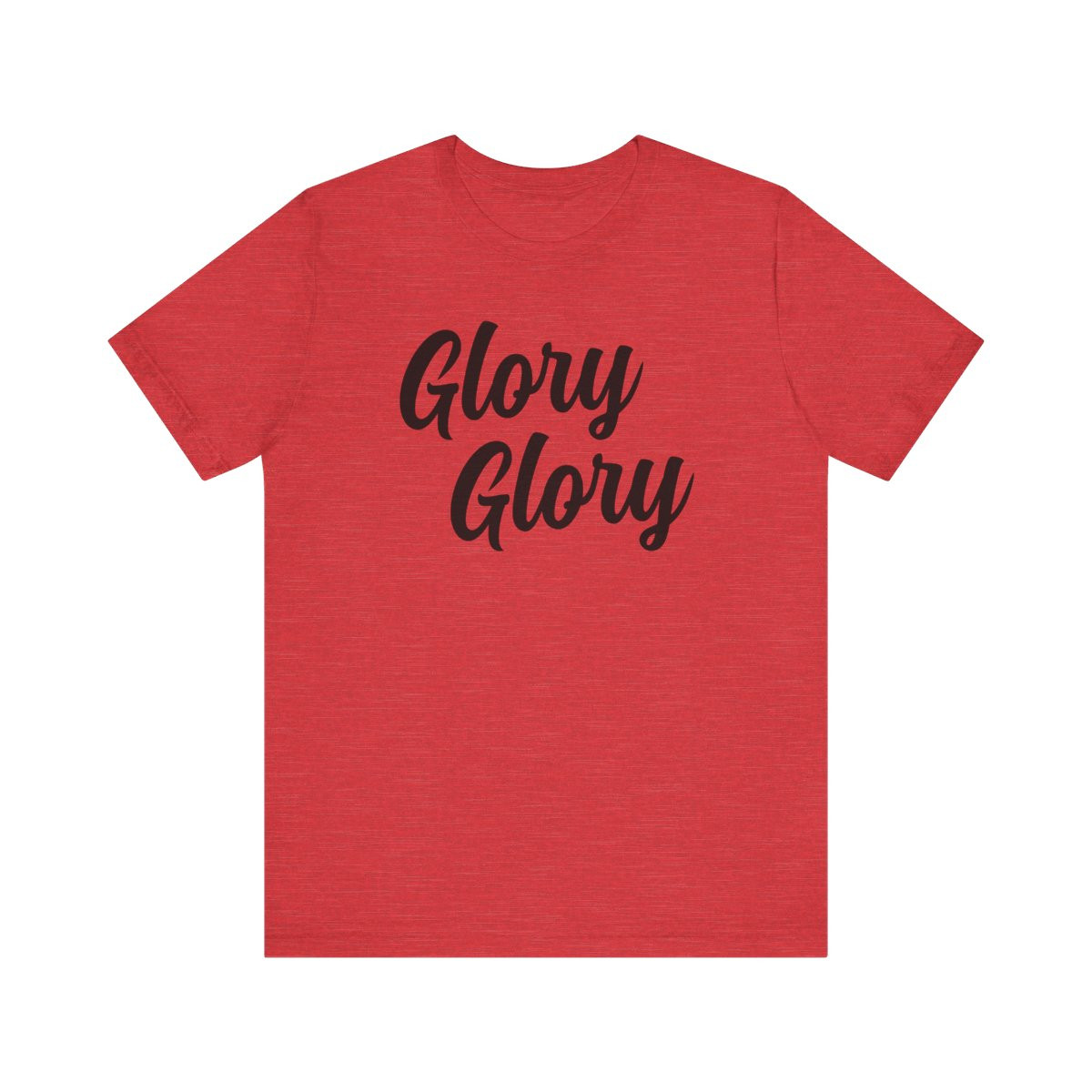 Glory Glory T-Shirt | Black Print | Unisex Short Sleeve Tee
