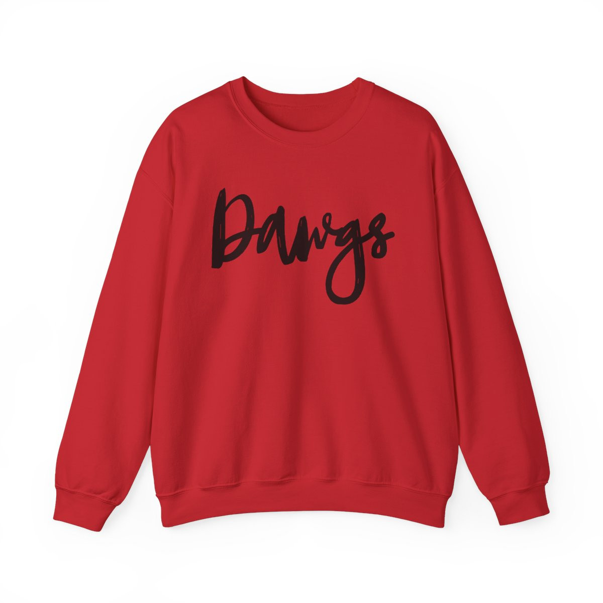 Dawgs Sweatshirt | Black Print | Unisex Crewneck Sweatshirt