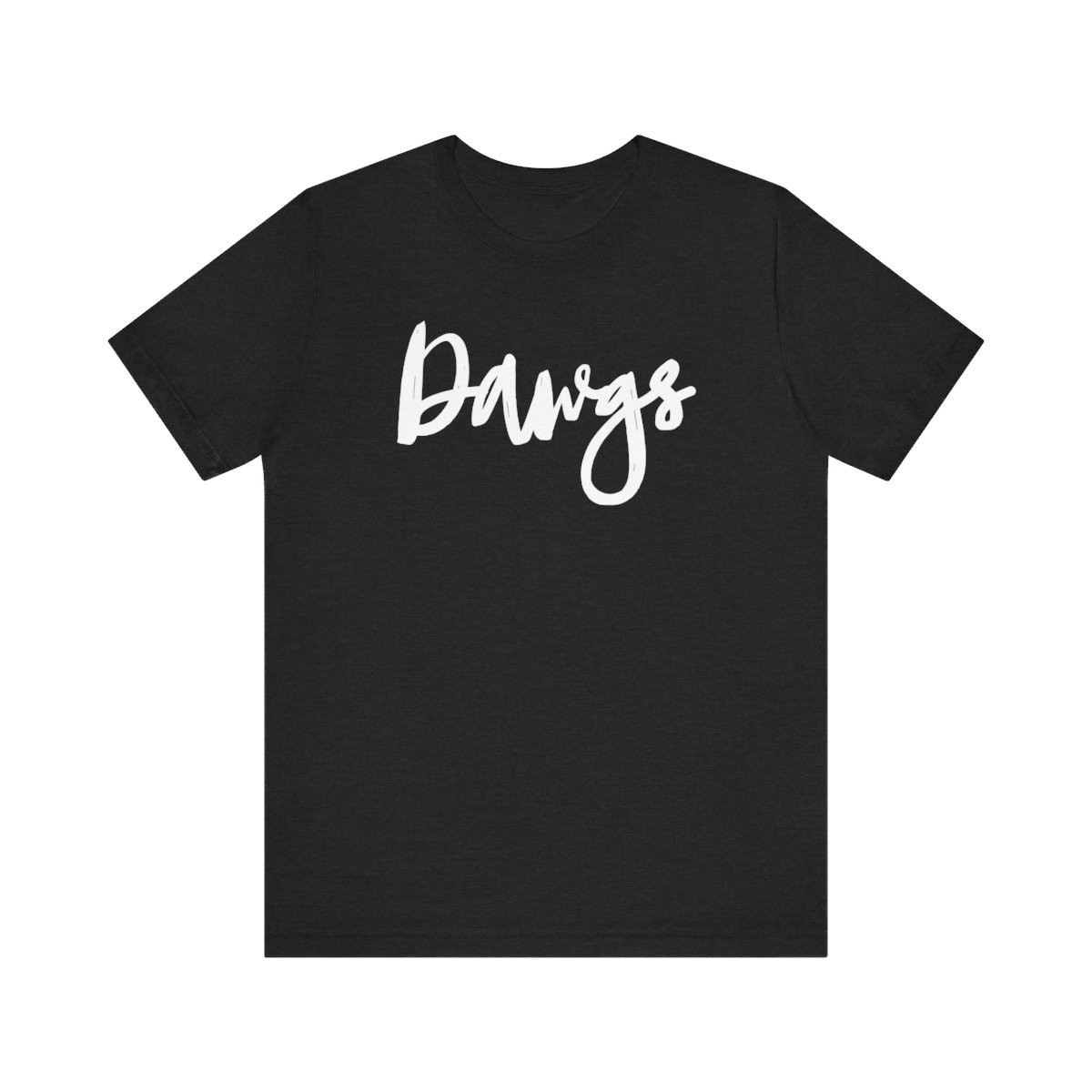 Dawgs T-Shirt | White Print | Unisex Short Sleeve Tee
