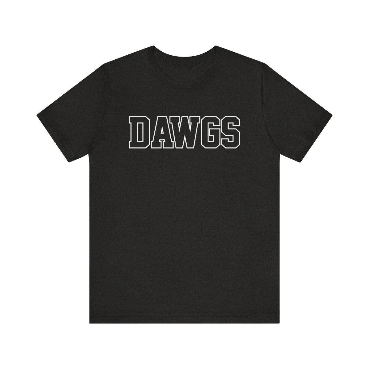 Dawgs T-Shirt | White Print | Unisex Short Sleeve Tee